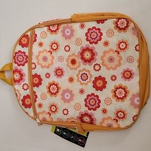 Girls' floral backpack